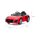 Elektrické autíčko Milly Mally Audi R8 Spyder Red