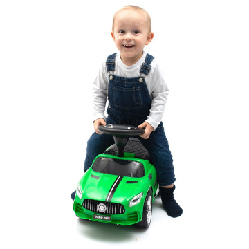 Dětské odrážedlo se zvukem Baby Mix RACER zelené