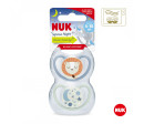 Šidítko NUK Happy Nights 6-18m 2ks/BOX holka