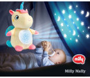 Plyšový usínáček jednorožec s projektorem Milly Mally, Žlutá Plyšový usínáček jednorožec s projektorem Milly Mally, Žlutá