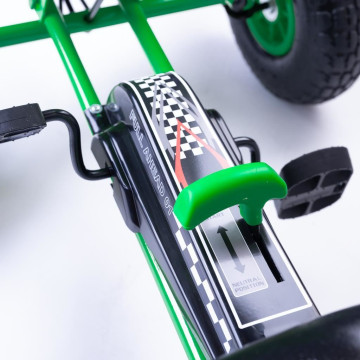 Dětská šlapací motokára Go-kart Baby Mix Razor červená, Červená