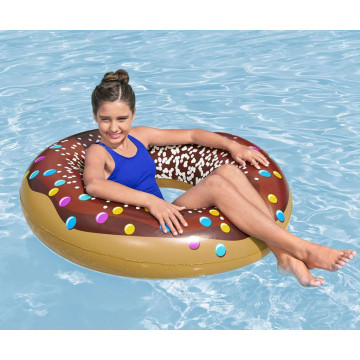 Dětský velký nafukovací kruh Bestway DONUT 107cm brown