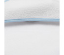 Dětská froté osuška s kapucí New Baby BASIC 80x80 bílo-modrá, Modrá Dětská froté osuška s kapucí New Baby BASIC 80x80 bílo-modrá, Modrá