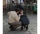 winter stroller set footmuff & gloves w/bag