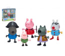 Prasátko Peppa/Peppa Pig plast set 5 figurek v maškarních šatech v krabičce 16x15x4,5cm