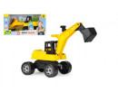 Bagr žlutočerný Giga Trucks plast 70cm v krabici 70x35x29cm