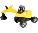 Bagr žlutočerný Giga Trucks plast 70cm v krabici 70x35x29cm