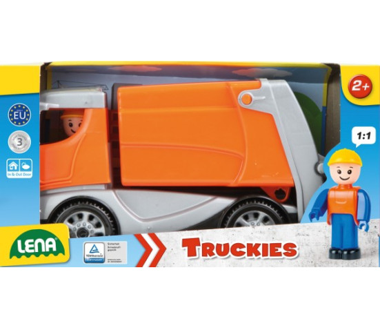 Auto Truckies popeláři plast 25cm s figurkou v krabici 24m+