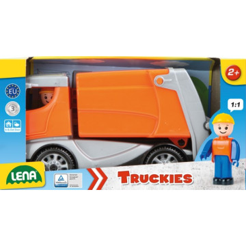 Auto Truckies popeláři plast 25cm s figurkou v krabici 24m+