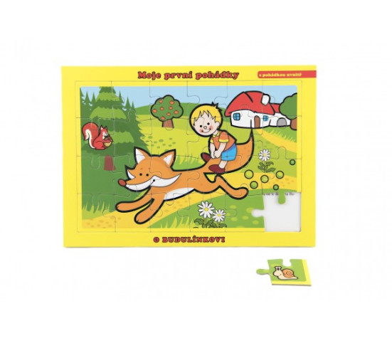 Puzzle deskové O Budulínkovi 26x17cm 24 dílků Moje první pohádky