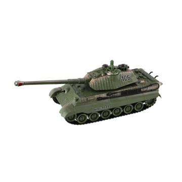 Tank RC 2ks 36cm+dobíjecí pack tanková bitva se zvukem se světlem v krabici 42x32x14cm