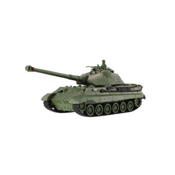 Tank RC 2ks 36cm+dobíjecí pack tanková bitva se zvukem se světlem v krabici 42x32x14cm