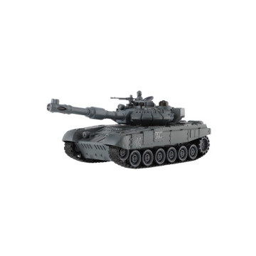 Tank RC 2ks 36cm+dobíjecí pack tanková bitva se zvukem se světlem v krabici 42x32x14cm