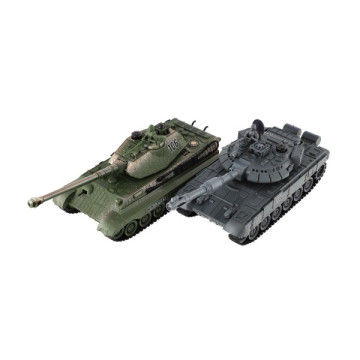 Tank RC 2ks 36cm+dobíjecí pack tanková bitva se zvukem se světlem v krabici 42x32x14cm