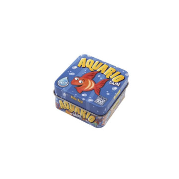 Aquario společenská hra v plechové krabičce 13x13x7,5cm