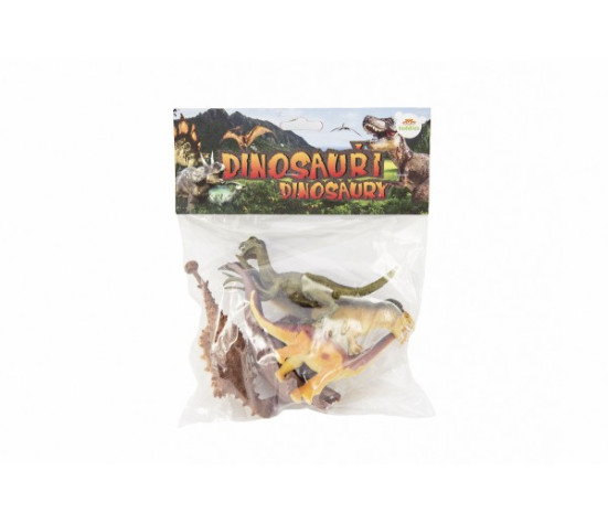 Dinosaurus plast 16-18cm 5ks v sáčku