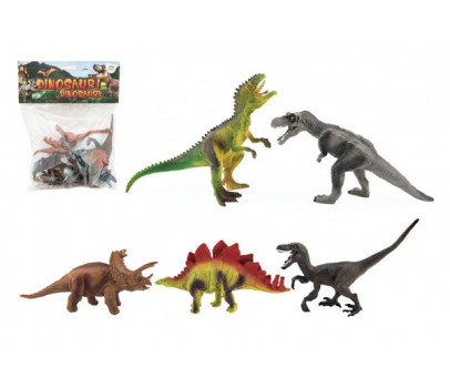 Dinosaurus plast 15-18cm 5ks v sáčku