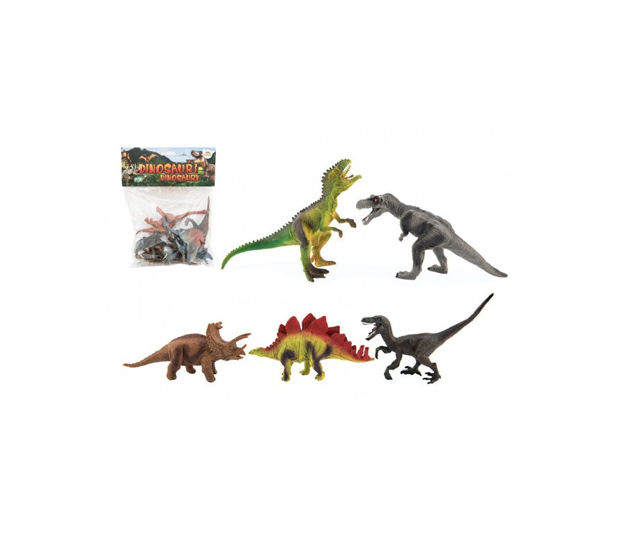 Dinosaurus plast 15-18cm 5ks v sáčku