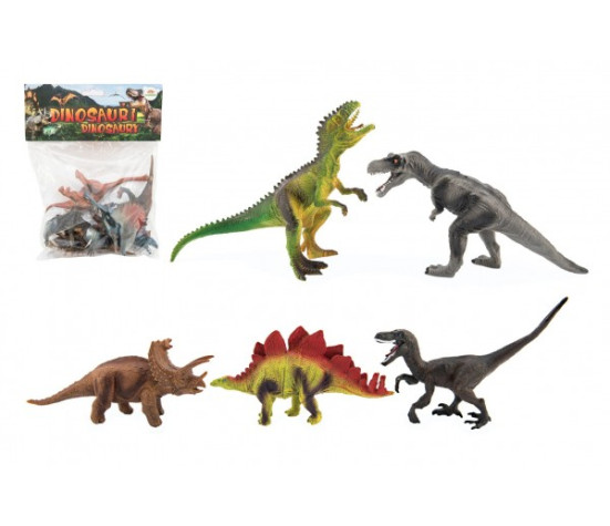 Dinosaurus plast 15-18cm 5ks v sáčku