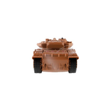 Tank RC 2ks 25cm tanková bitva+dobíjecí pack 27MHZ a 40MHz se zvukem se světlem v krabici 50x20x23cm