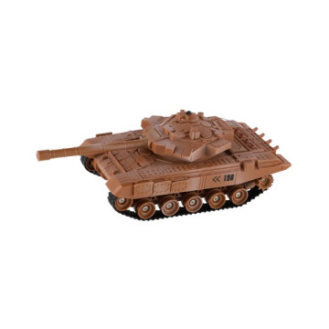 Tank RC 2ks 25cm tanková bitva+dobíjecí pack 27MHZ a 40MHz se zvukem se světlem v krabici 50x20x23cm