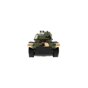 Tank RC plast 27cm 27MHz na baterie+dobíjecí pack se zvukem v krabici 37x17x19cm