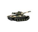 Tank RC plast 27cm 27MHz na baterie+dobíjecí pack se zvukem v krabici 37x17x19cm