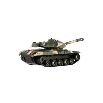 Tank RC plast 27cm 27MHz na baterie+dobíjecí pack se zvukem v krabici 37x17x19cm