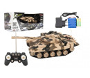 Tank RC plast 27cm 40MHz na baterie+dobíjecí pack se zvukem v krabici 37x17x19cm