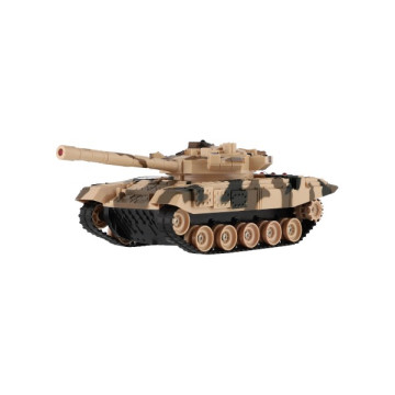 Tank RC plast 27cm 40MHz na baterie+dobíjecí pack se zvukem v krabici 37x17x19cm