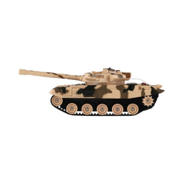 Tank RC plast 27cm 40MHz na baterie+dobíjecí pack se zvukem v krabici 37x17x19cm