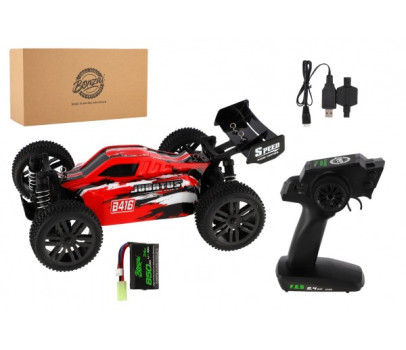 Auto RC Buggy Bonzai Jubatus terénní 30cm plast červené 2,4GHz na bat.+2xdob. pack v krab. 40x14x21