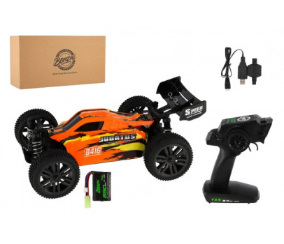 Auto RC Buggy Bonzai Jubatus terénní 30cm plast oranžové 2,4GHz na bat.+2xdob. pack v krab. 40x14x21