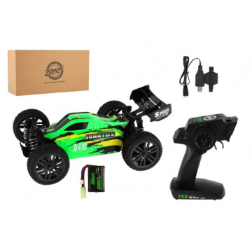 Auto RC Buggy Bonzai Jubatus terénní 30cm plast zelené 2,4GHz na bat.+2xdob. pack v krab. 40x14x21