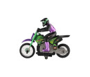 Motorka RC plast 22cm 2,4GHz na dálkové ovládání na baterie v krabici 33x23x13cm