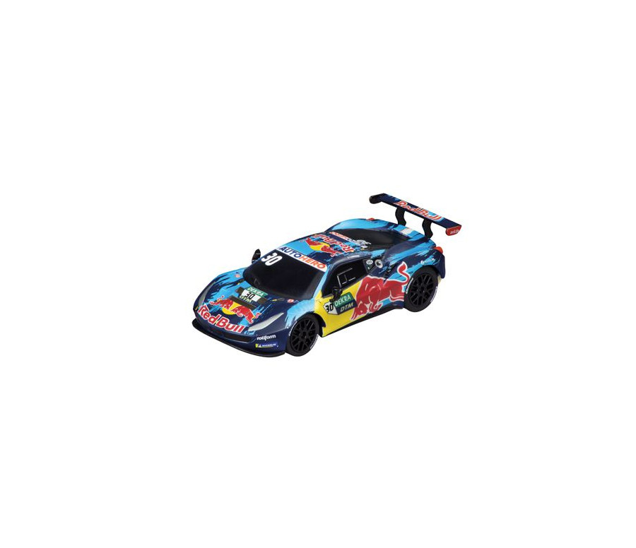 Auto Carrera GO!!! Ferrari 488 GT3 Red Bull plast 11cm na kartě