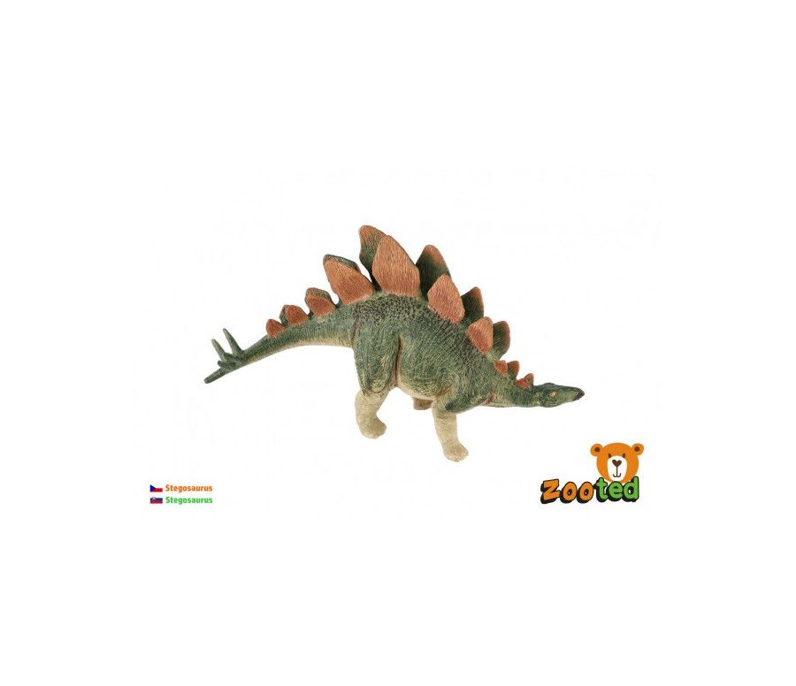 Stegosaurus zooted plast 17cm v sáčku