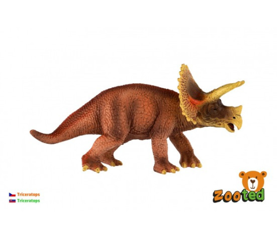 Triceratops zooted plast 20cm v sáčku