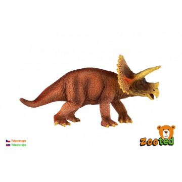 Triceratops zooted plast 20cm v sáčku