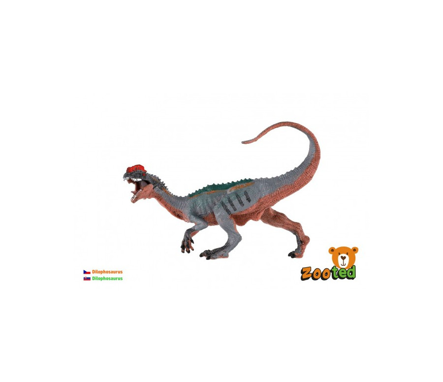 Dilophosaurus zooted plast 15cm v sáčku