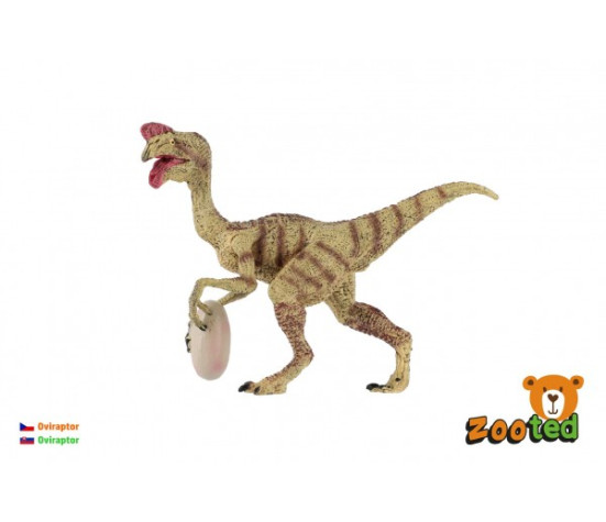 Oviraptor s vejcem zooted plast 12cm v sáčku