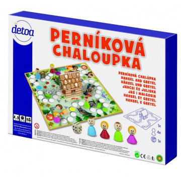 Perníková chaloupka společenská hra v krabici 33,5x23x3,5cm