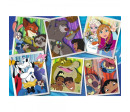 Puzzle Disney hrdinové 48x34cm 200 dílků v krabici 33x23x4cm