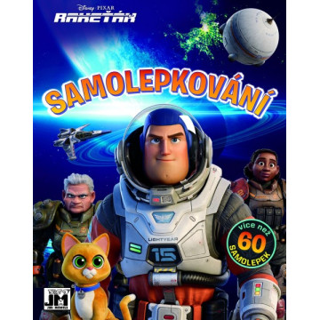 Sešit Samolepkování Buzz Rakeťák se samolepkami CZ verze 21,5x27cm
