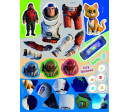 Sešit Samolepkování Buzz Rakeťák se samolepkami CZ verze 21,5x27cm