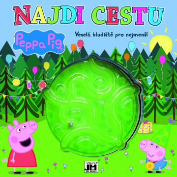 Najdi cestu Prasátko Peppa/Peppa Pig Veselá bludiště pro nejmenší 22x22cm