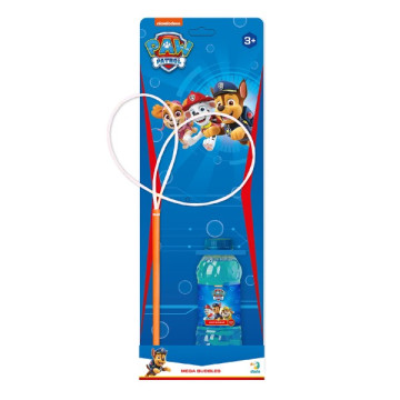 Bublifuk Tlapková patrola/Paw Patrol sada na tvorbu bublin + náplň 0,45L na kartě 15x42x12cm