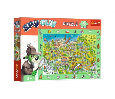 Puzzle Spy Guy - Polsko 48x34cm 100 dílků v krabici 33x23x6cm