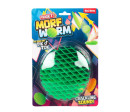 Fidget worm měnící tvar antistresový plast 13cm 6 barev na kartě