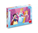 Puzzle Disney Odvážné princezny 24 dílků 26x18cm v krabici 27x19x4cm